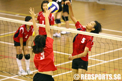 b girls vball dunman vs bukit panjang