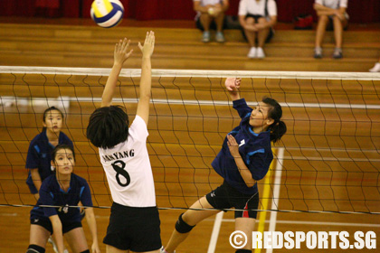 nanyang vs dunman volleyball