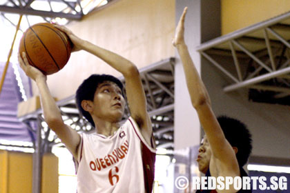 Queensway Secondary vs Presbyterian High School National B Division boys' Basketball Championship first round