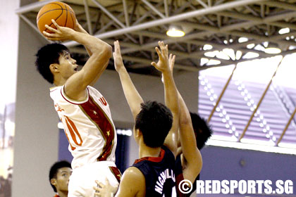 Queensway Secondary vs Presbyterian High School National B Division boys' Basketball Championship first round