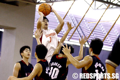 Queensway Secondary vs Presbyterian High School National B Division boys' Basketball Championship first round