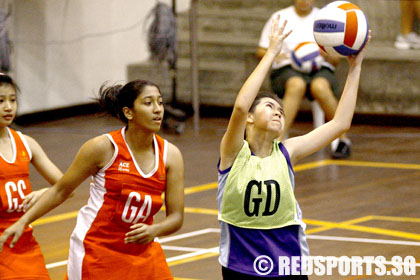 North Zone C Division Netball final Singapore Sports School vs Anderson Secondary