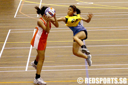 North Zone C Division Netball final Singapore Sports School vs Anderson Secondary