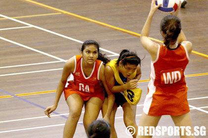 North Zone C Division Netball final Singapore Sports School vs Anderson Secondary