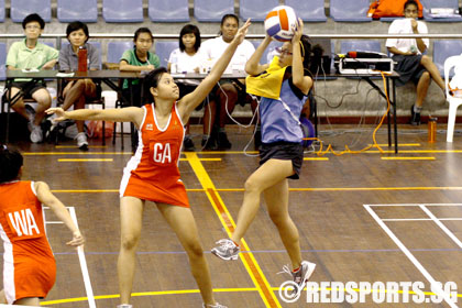 North Zone C Division Netball final Singapore Sports School vs Anderson Secondary