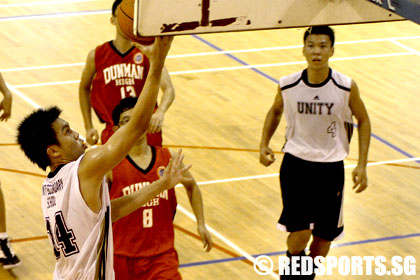 Unity vs Dunman High National B Division boys' Basketball Championship first round