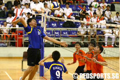 xinmin vs dunman volleyball final