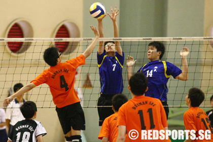 xinmin vs dunman volleyball final