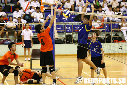 xinmin vs dunman volleyball final