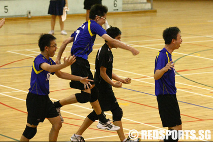 xinmin vs dunman volleyball final