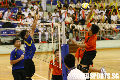 xinmin vs dunman volleyball final