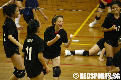 cedar vs dunman volleyball