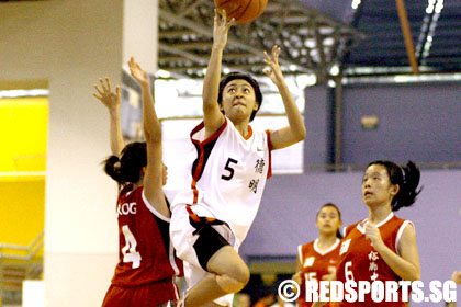 Jurong Secondary vs Dunman Secondary National B Division girls' Basketball Championship