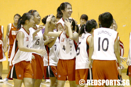 Jurong Secondary vs Unity National B Division Basketball Championship