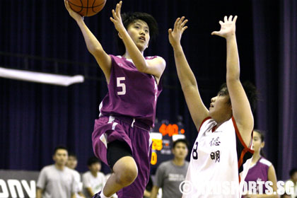 jurong west vs dunman b division basketball final