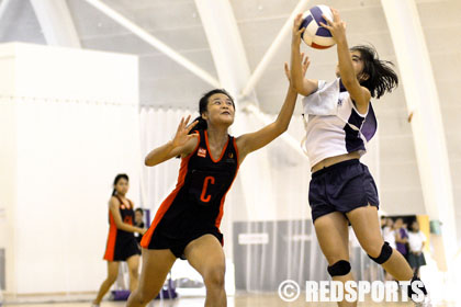 Singapore Sports School vs CHIJ (Toa Payoh) National B Division Netball Championship