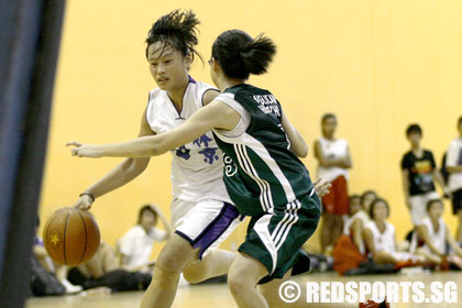 Anglican High School vs Woodgrove Secondary National B Division girls' Basketball Championship first round