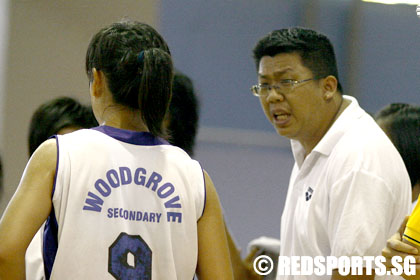 Anglican High School vs Woodgrove Secondary National B Division girls' Basketball Championship first round