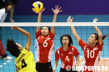 singapore youth vs thailand youth volleyball