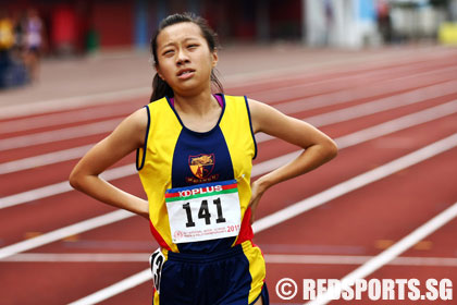 A Division 1500m: Raffles Institutionu0027s Berenice Lian wins gold 