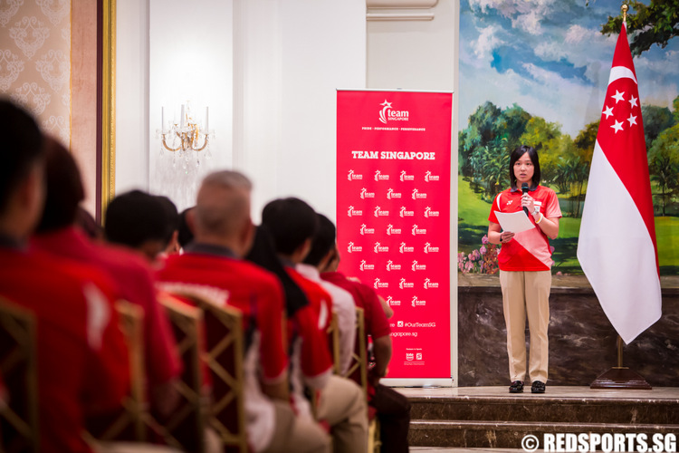 Team Singapore athletes reception Istana