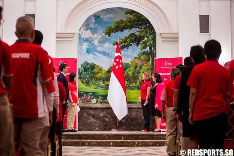 Team Singapore athletes reception Istana