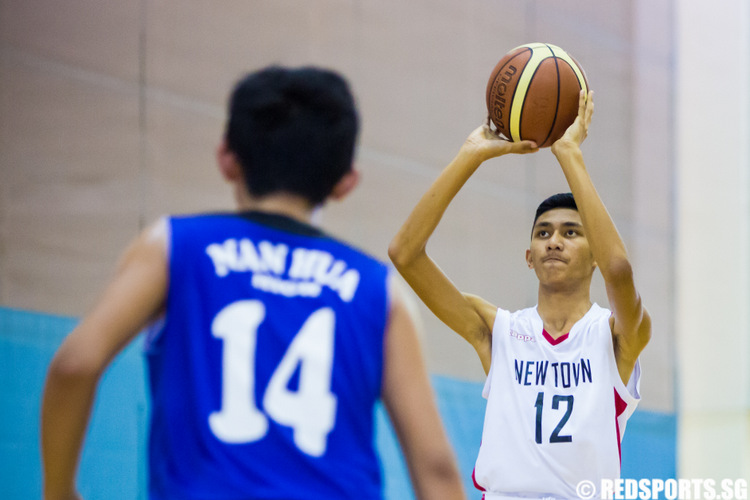 West Zone B Division Basketball Championship New Town Secondary vs Nan Hua High