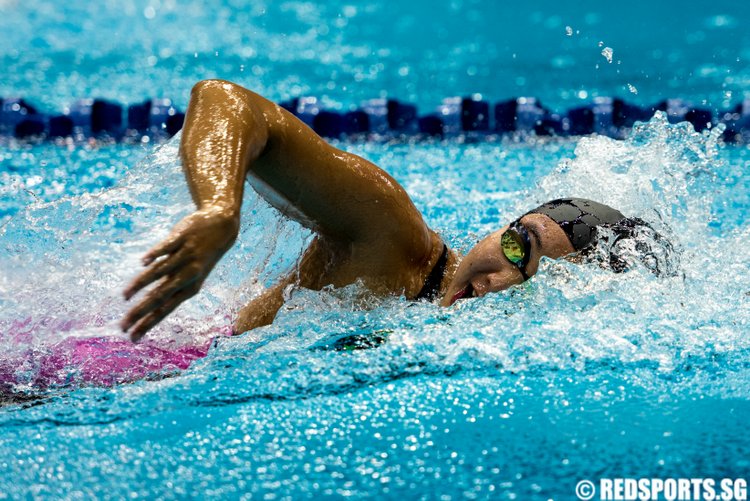 Nur Marina Chan in action during the Women's 100m freestyle super final. (Photo 13 © Matthew Lau/Red Sports)