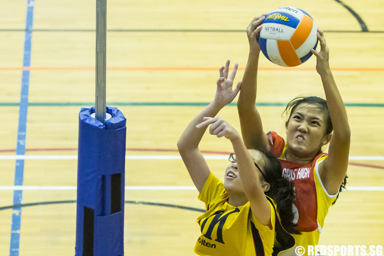 West Zone C Division Netball Championship Nanyang Girls' High vs Nan Hua High