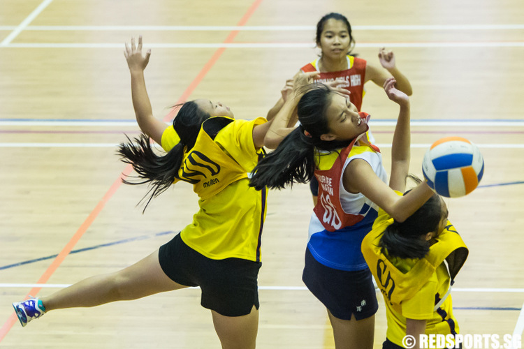 West Zone C Division Netball Championship Nanyang Girls' High vs Nan Hua High