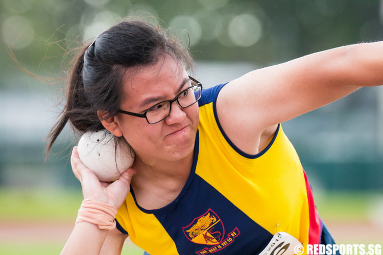 A Division Girls' Shot Put