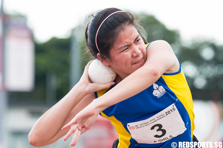 A Division Girls' Shot Put