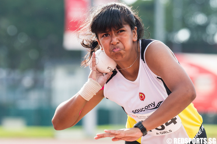 A Division Girls' Shot Put