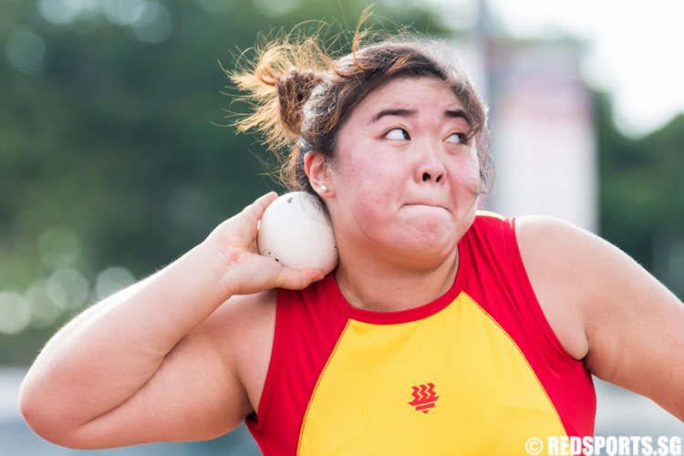 A Division Girls' Shot Put