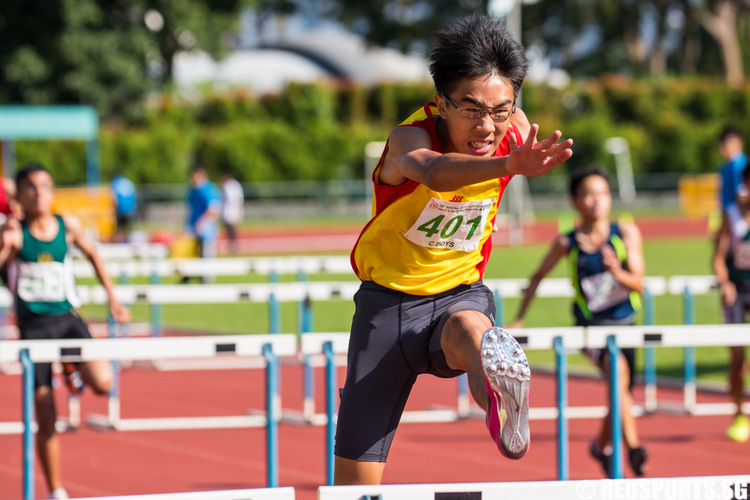 C Division 100m Hurdles Boys