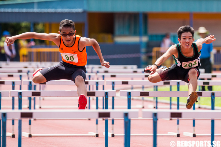 C Division 100m Hurdles Boys