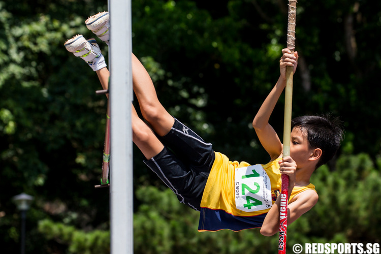 C Division boys' pole vault