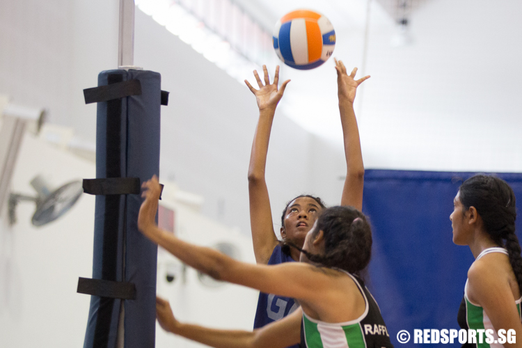 Syaz (GA) of Temasek Junior College takes a shot. (Photo © Lee Jian Wei/Red Sports)