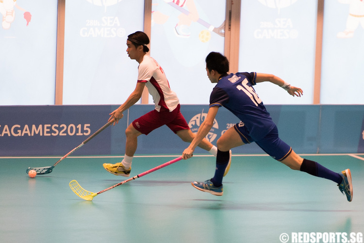 SEA Games Floorball Singapore vs Thailand