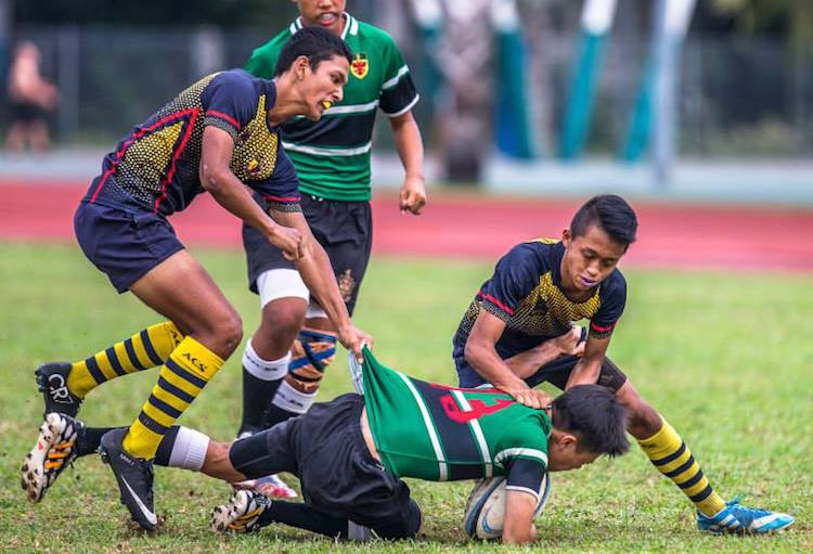 acs barker vs raffles c Division rugby