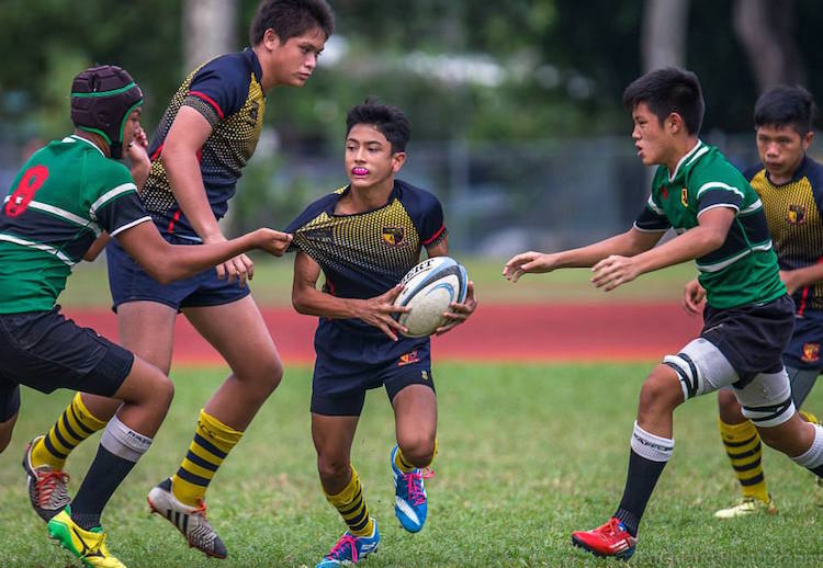 acs barker vs raffles c Division rugby