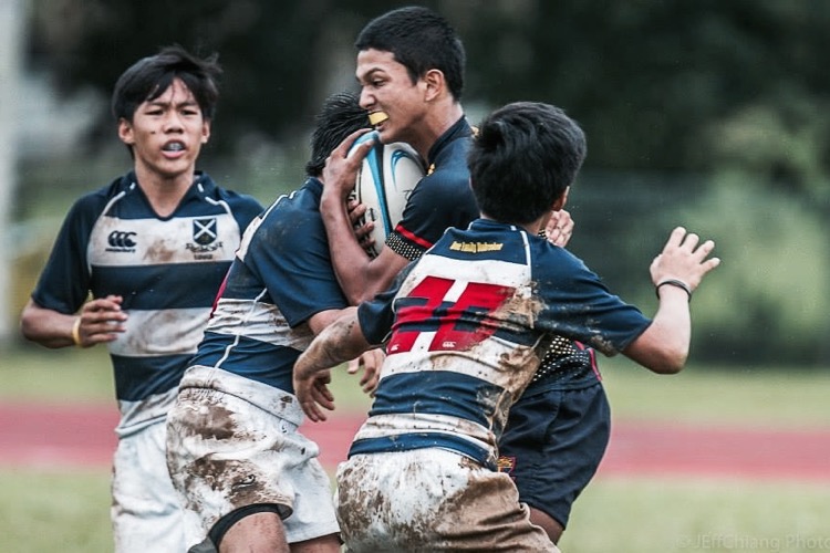 acs barker vs saints c Division rugby