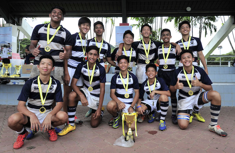 St. Andrew's emerged champions in the under-14 championship. (Photo by Eric Lim/SCC)