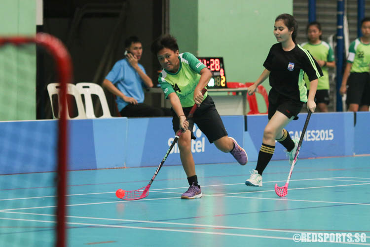 Nilam Marjanee (OPSS #4) fires a shot. (Photo 3 © Chua Kai Yun/Red Sports)