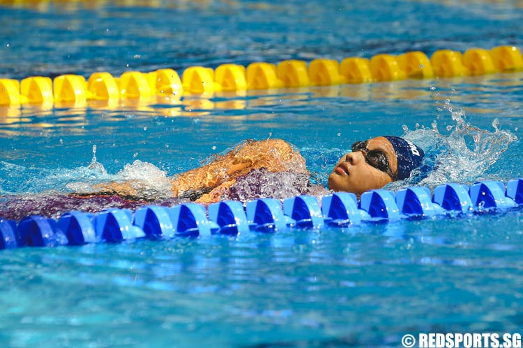 Daphne Tan in action during the women's 13 & over 200m IM prelims at the 47th Singapore National Age Group Swimming Championships. (Photo © Soh Jun Wei/Red Sports)