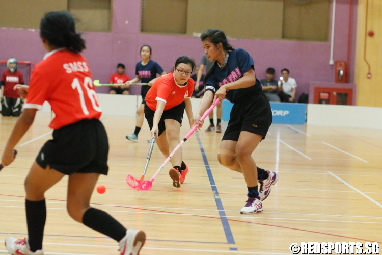 A Coral player unleashes a shot at goal.(Photo  © Chan Hua Zheng/Red Sports)