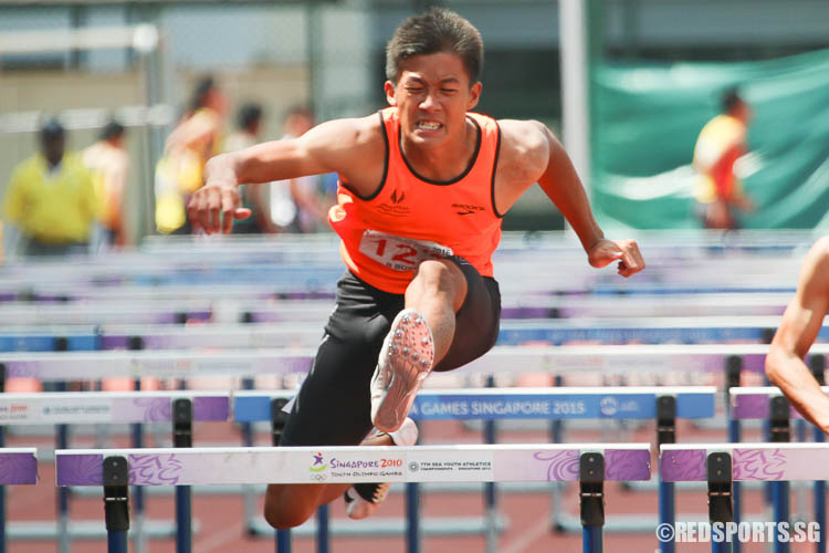 Chong Wei Guan (#123) of SSP clinched third with a timing of 14.41. (Photo © Chua Kai Yun/Red Sports)