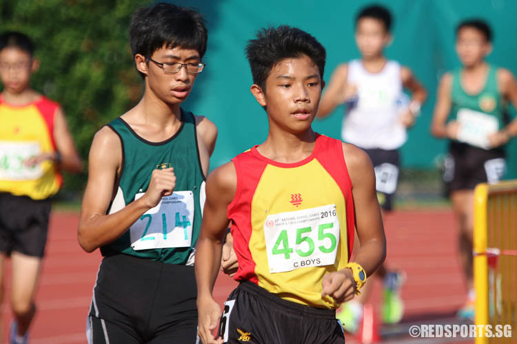 Zeen Chia (#455, HCI) clinched second with a timing of 08:16.43. (Photo © Chua Kai Yun/Red Sports)