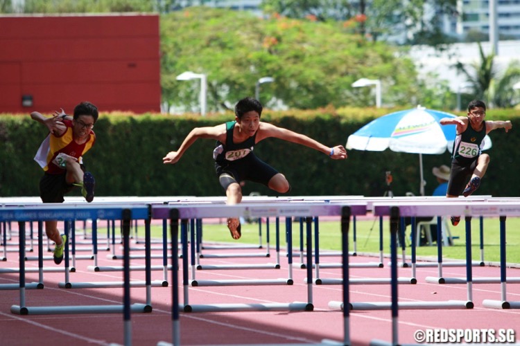 c div boys 100m hurdles