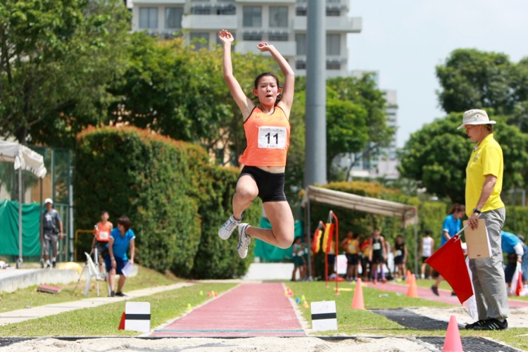 a div girls long jump 2016